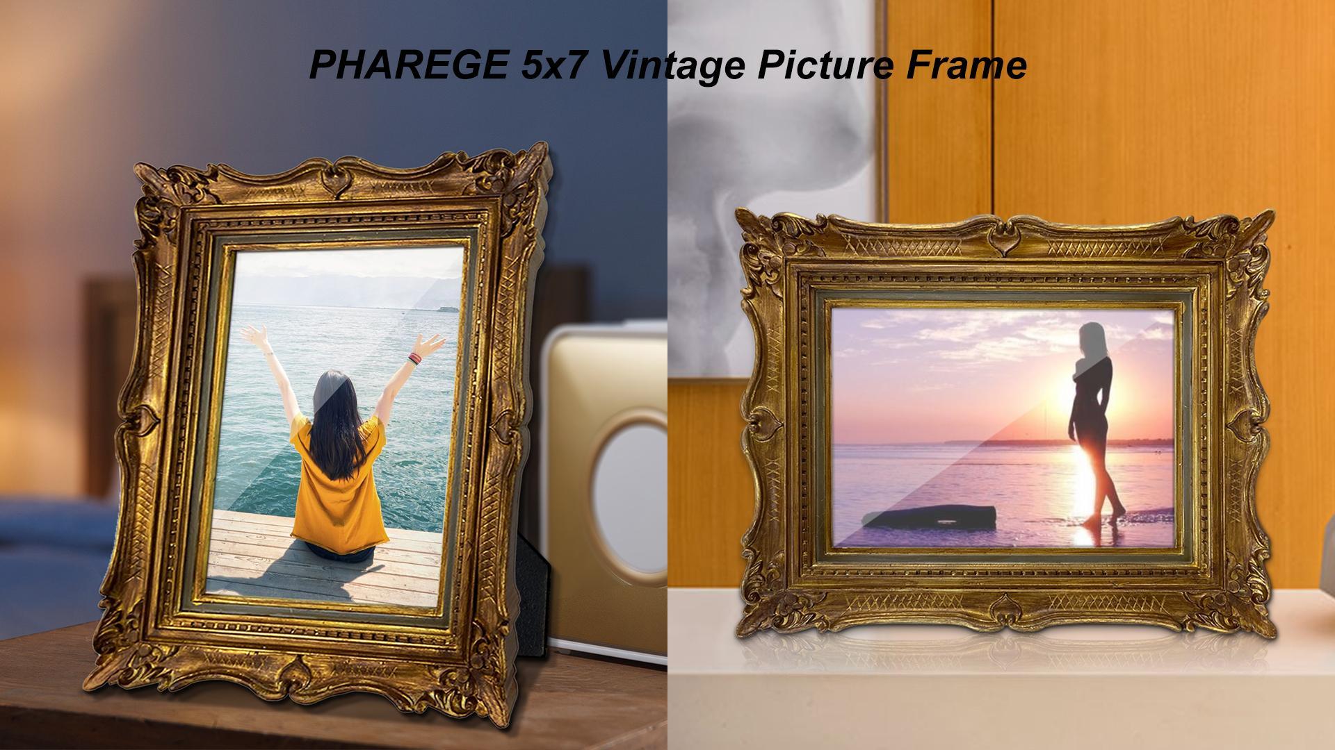 * vintage frame ୨୧ リボン飾り ヴィンテージフレーム Amazon.com - SIKOO Small Vintage 3×3 Picture Frame Antique